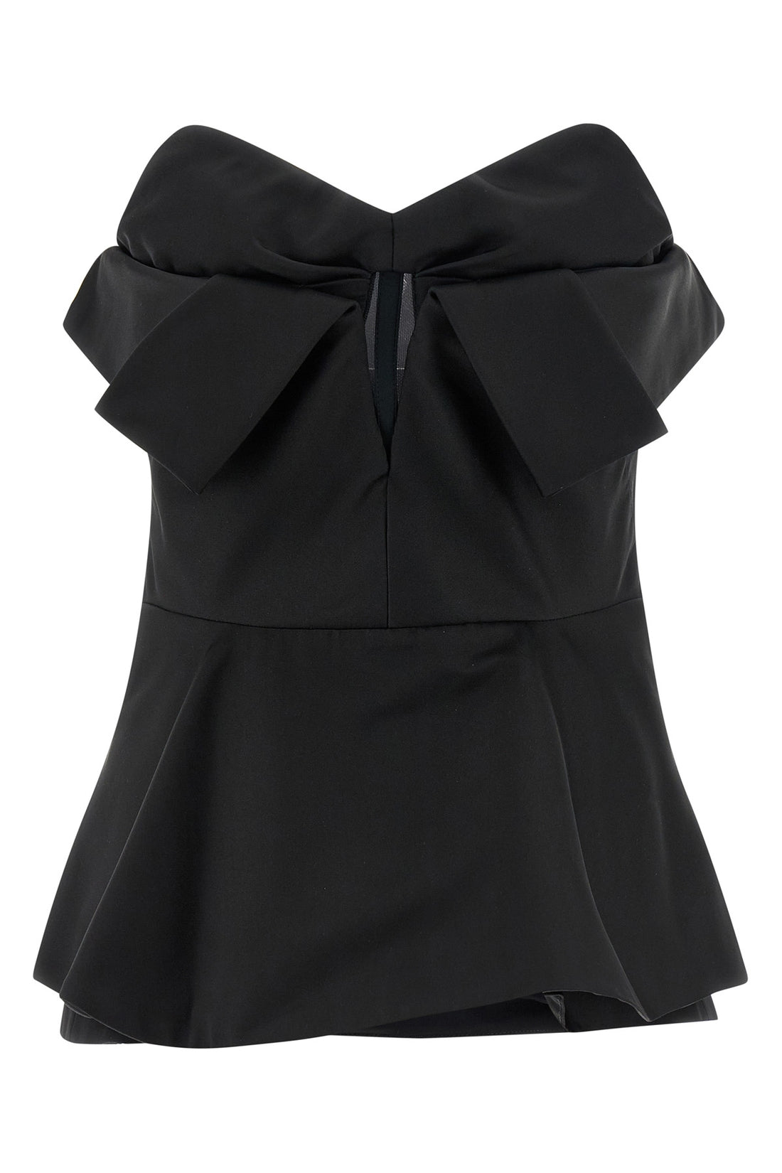 MCQUEEN 40 duchesse silk top