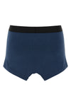 cut off brief faded stretch cotton jersey miniskirt