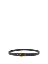 SAINT LAURENT 85 cassandre slim belt 