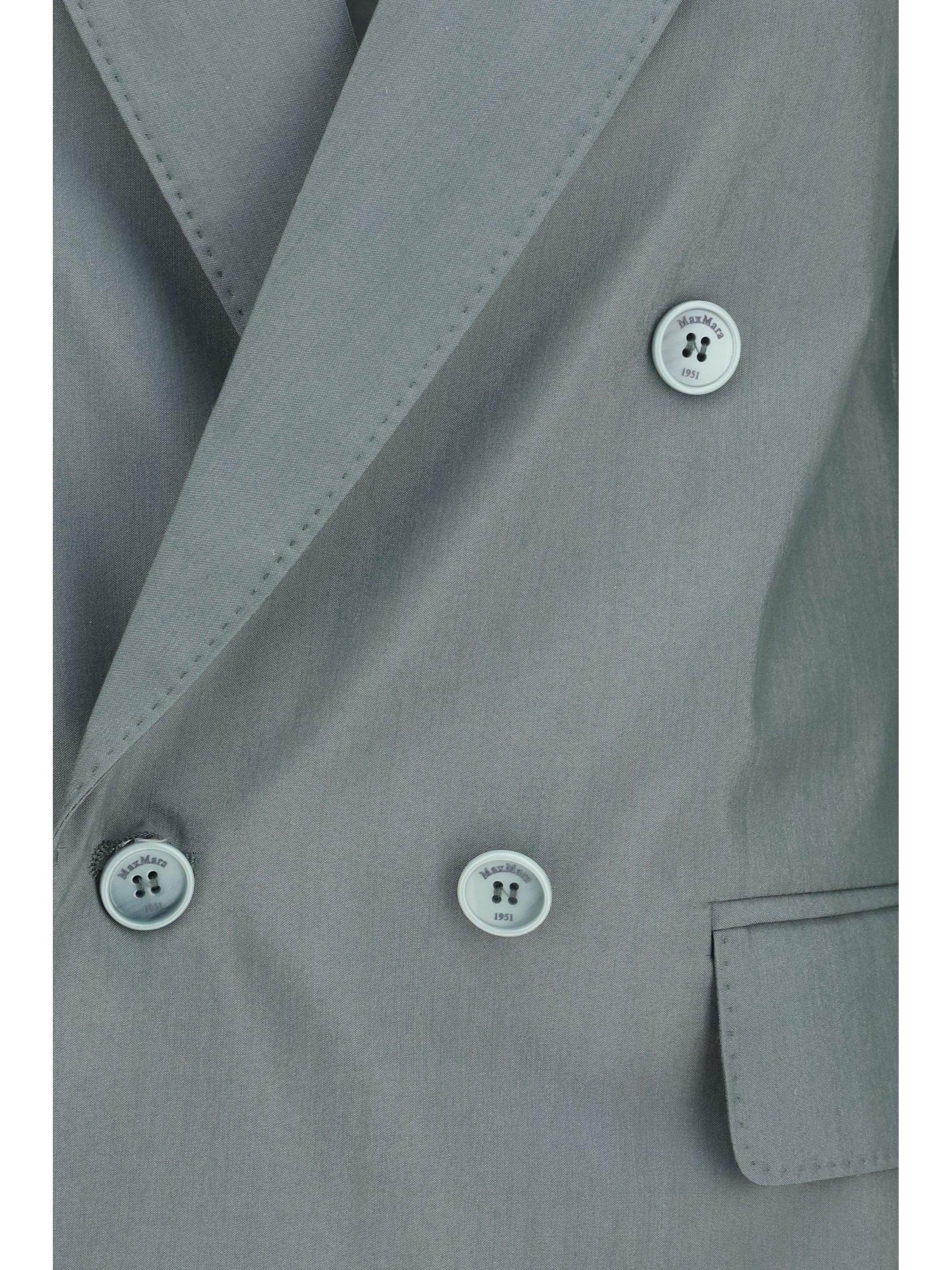 mxmalbata blazer in wool and silk