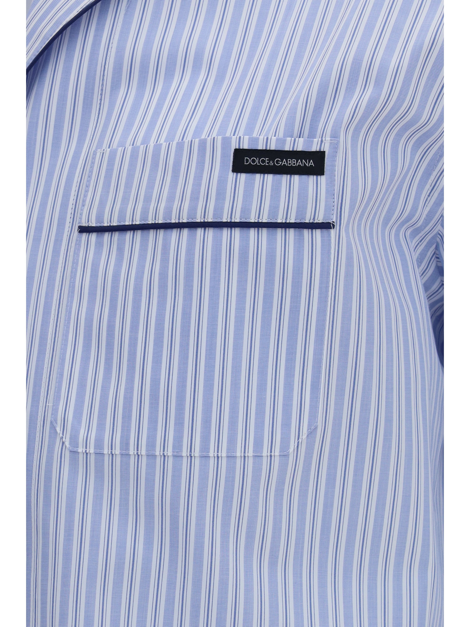 embroidered cotton-blend shirt
