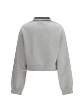 MIU MIU M embroidered logo sweater