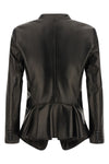 single-breasted nappa blazer