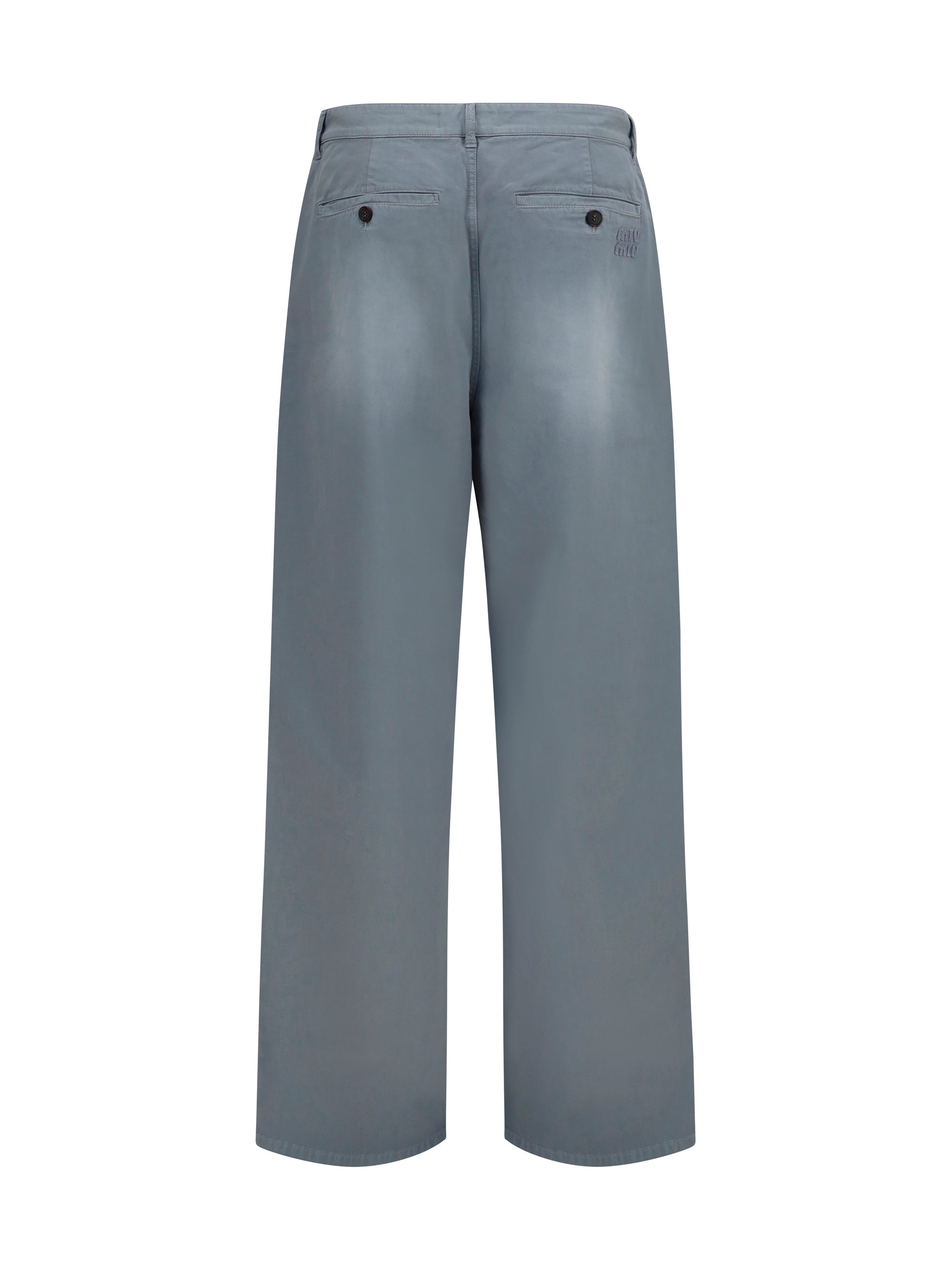 garment-dyed wide-leg pants