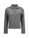 fitted zip-up hoodie