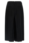 midi wool skirt