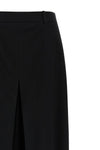 midi wool skirt