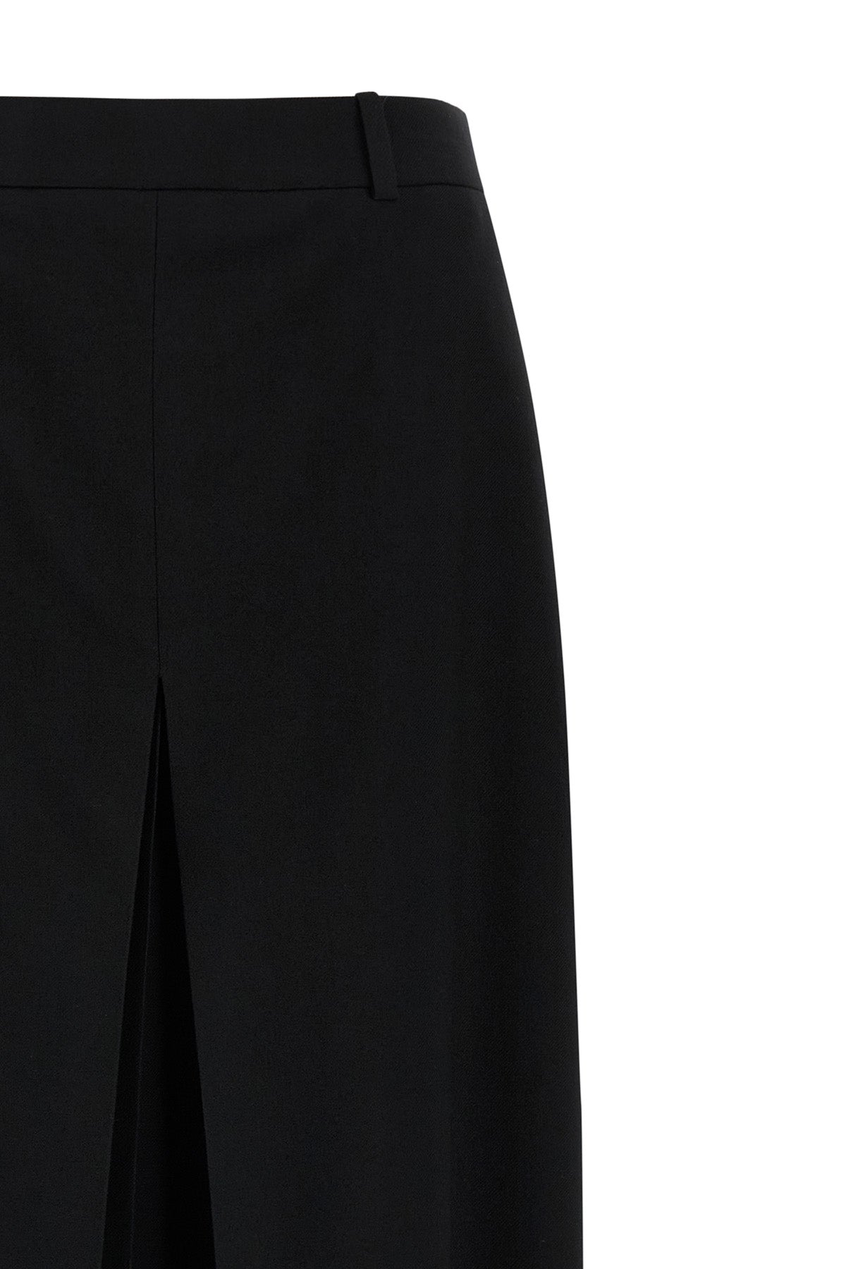midi wool skirt