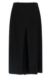 midi wool skirt