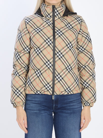 BURBERRY M ambleside check puffer jacket 