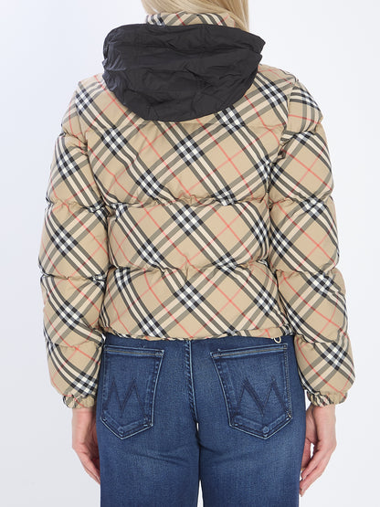 BURBERRY M ambleside check puffer jacket 