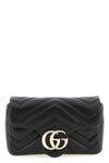 gg marmont mini shoulder bag in chevron pattern matelassé nappa leather