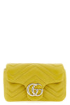 gg marmont mini shoulder bag in chevron pattern matelassé nappa leather