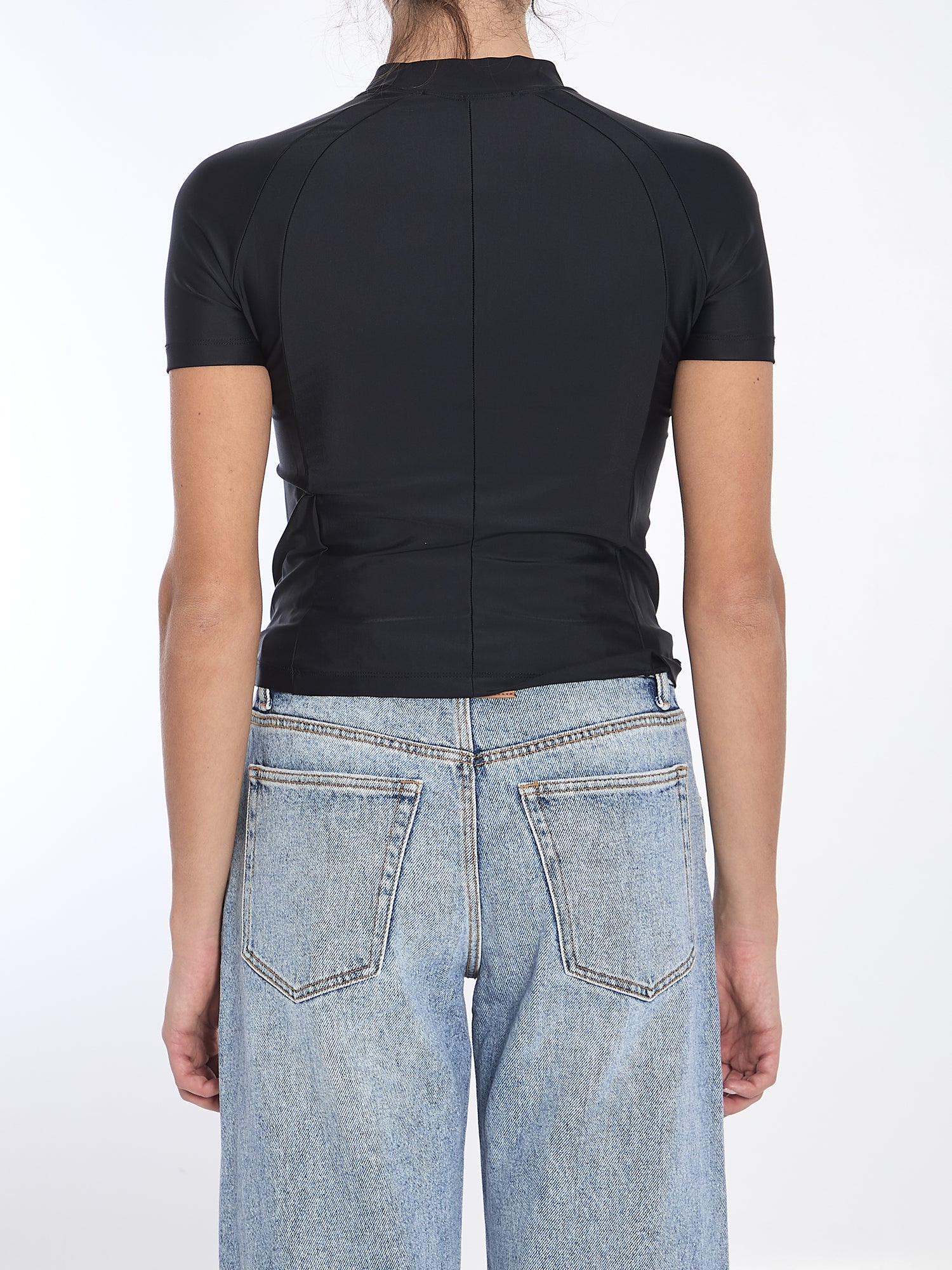 ALEXANDER WANG M rash guard t-shirt with logo