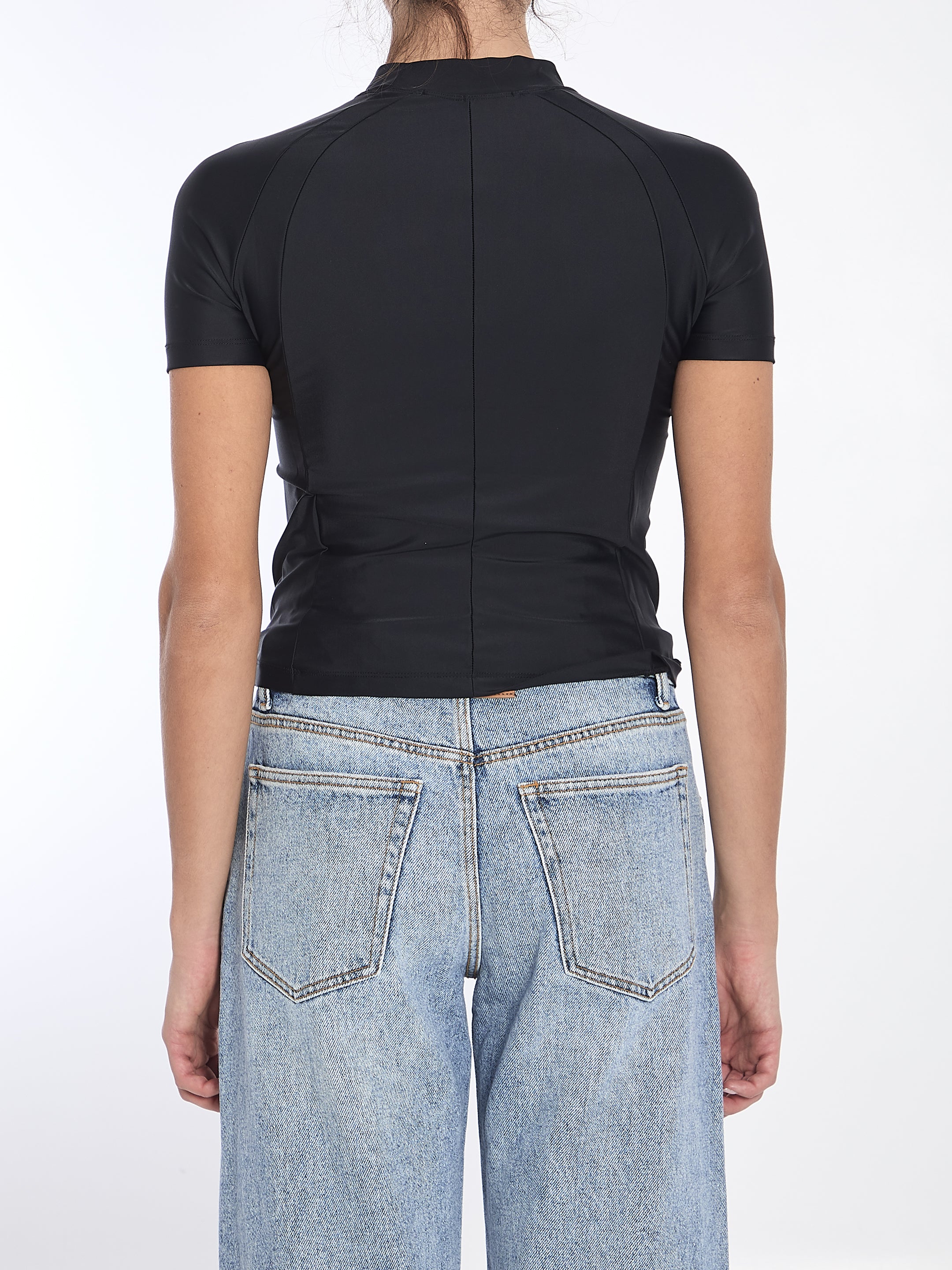 ALEXANDER WANG M rash guard t-shirt with logo