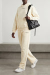 hamptons worn-out medio sneakers in cowhide leather and used-effect polyester