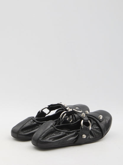 BALENCIAGA 38 le city ballet flats