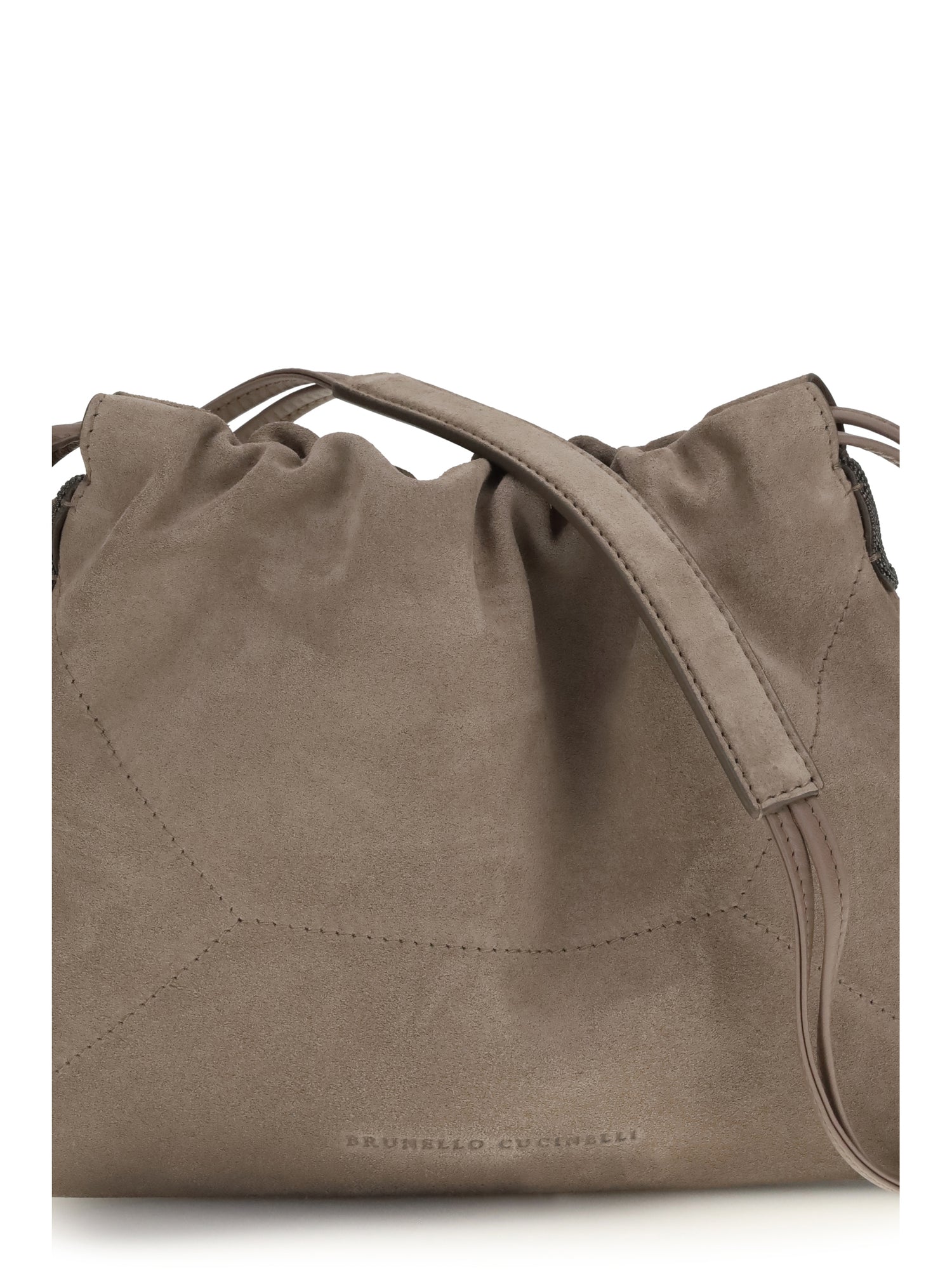 BRUNELLO CUCINELLI OS suede pouch bag 