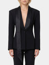 single-breasted tuxedo jacket