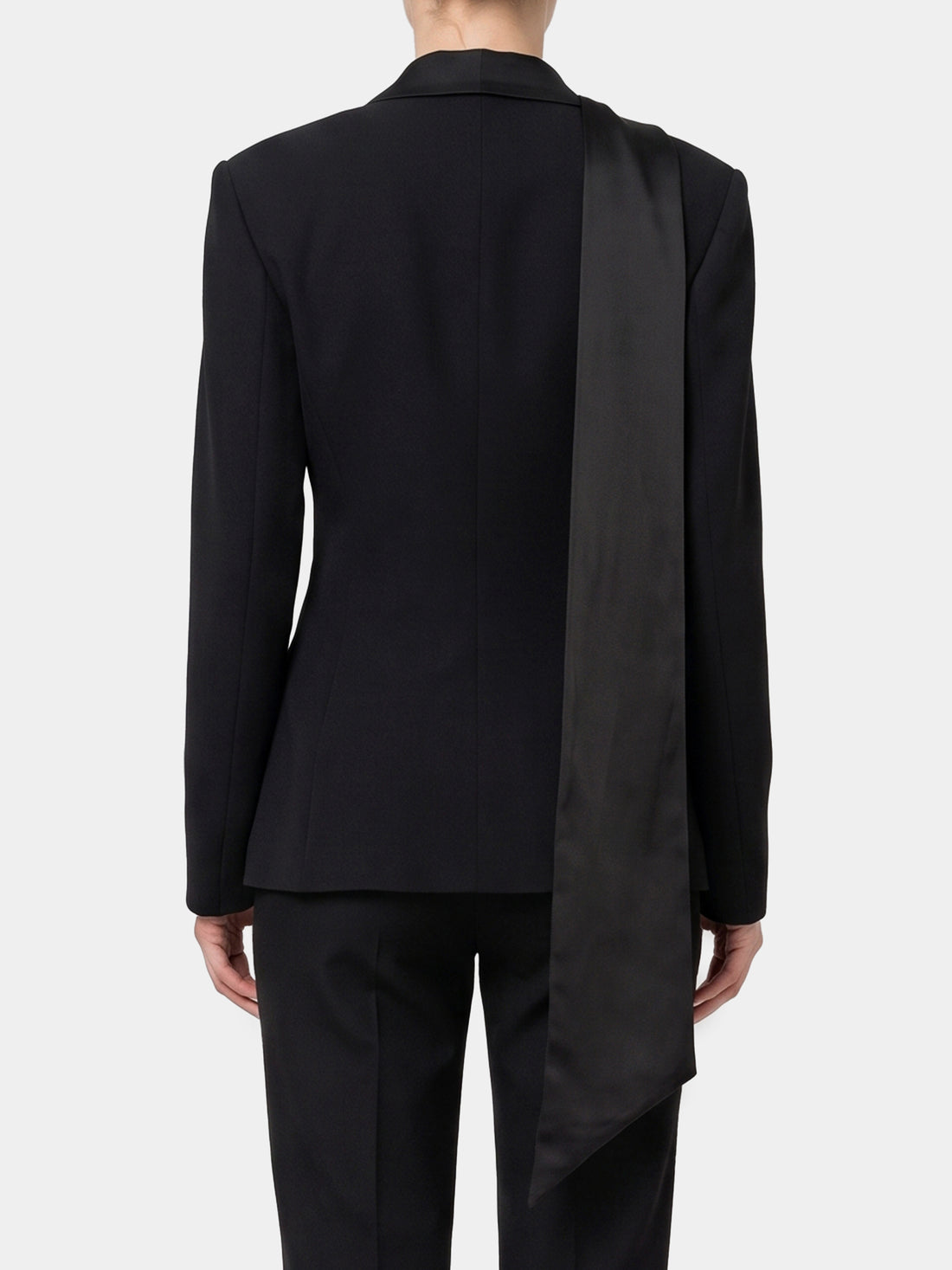 THE ATTICO 40 single-breasted tuxedo jacket