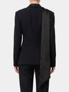 single-breasted tuxedo jacket