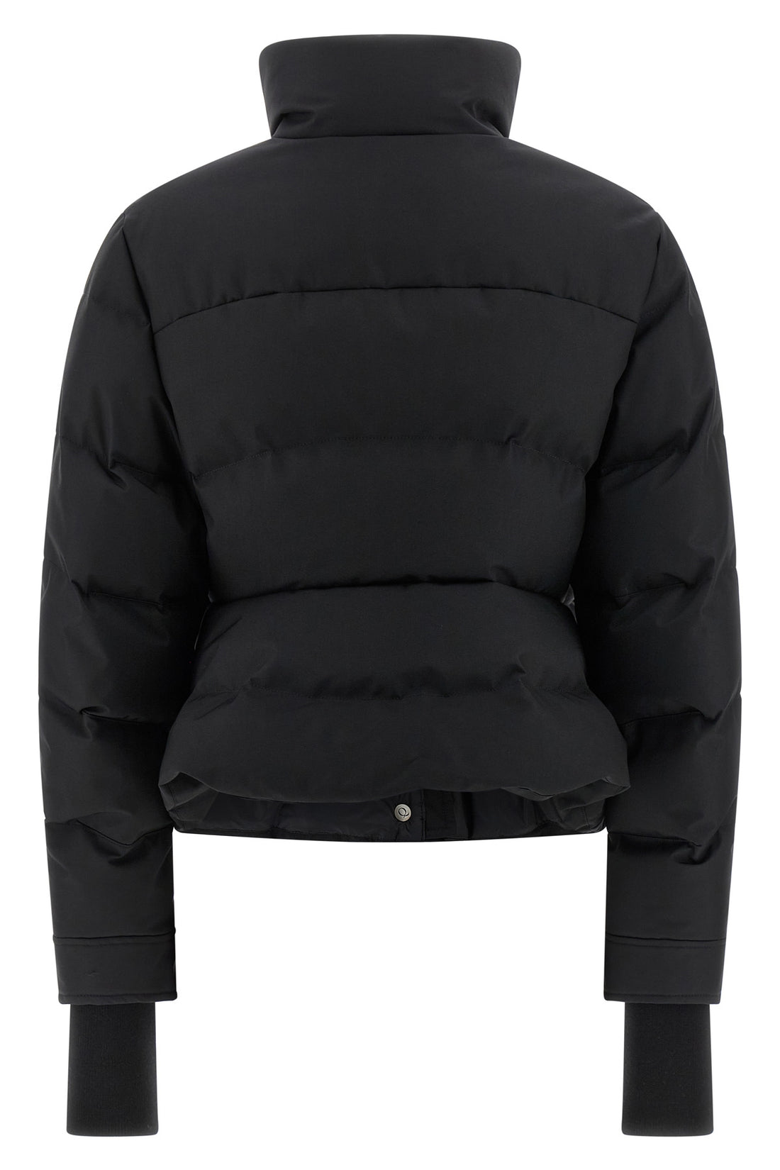 MCQUEEN 40 quilted and goose feather padded technical fabric down jacket