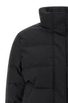 quilted and goose feather padded technical fabric down jacket