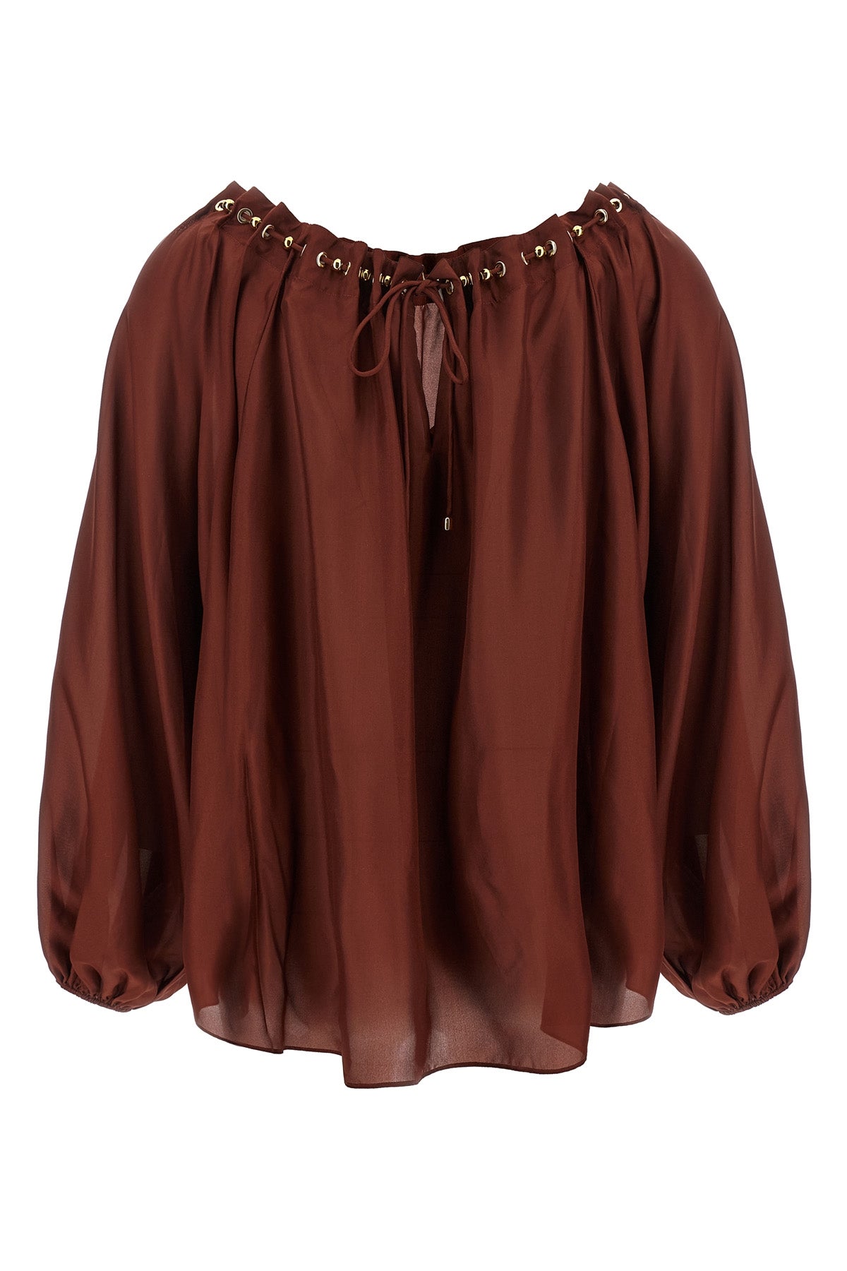 aster silk habotai blouse