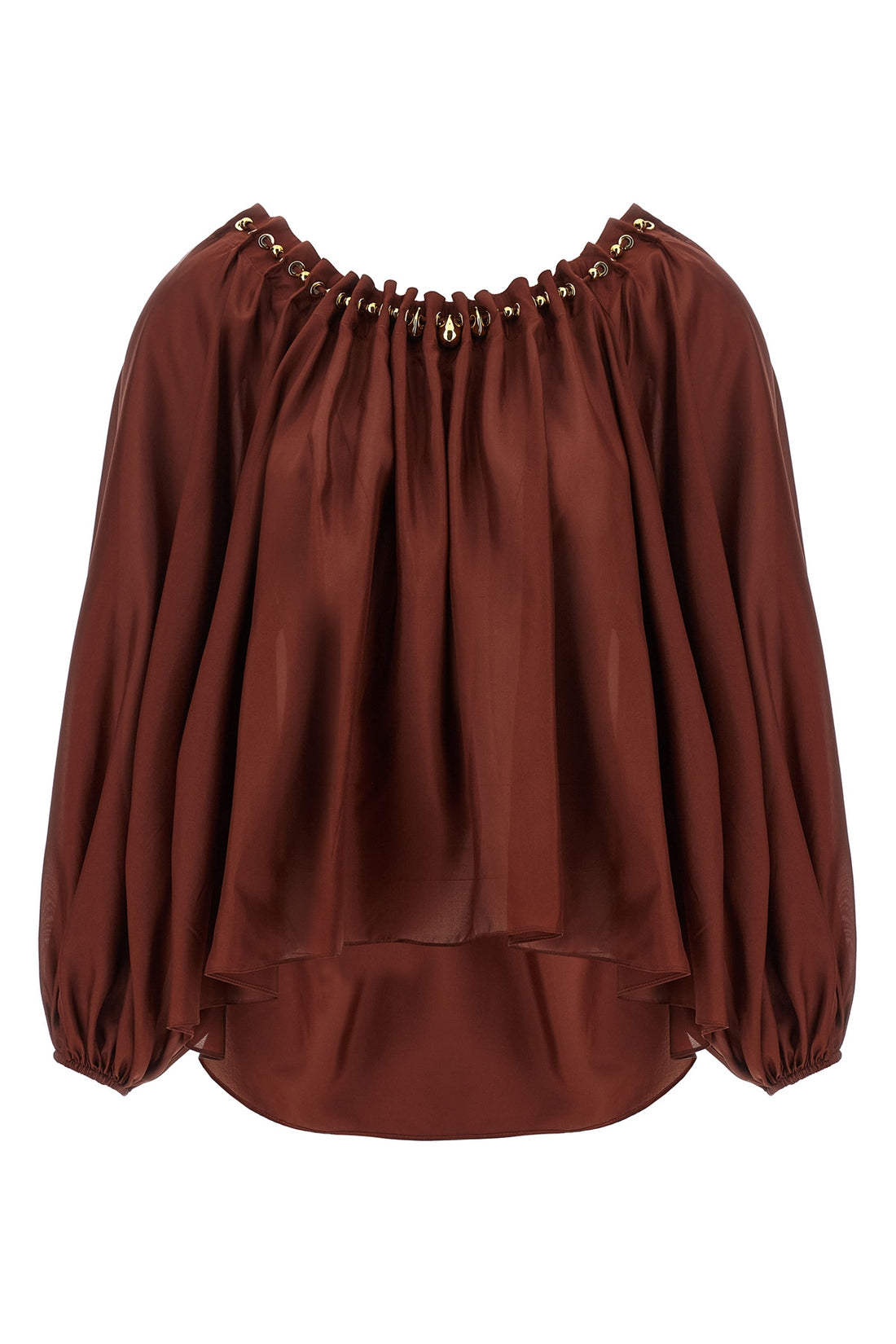 ZIMMERMANN 0 aster silk habotai blouse