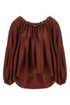 aster silk habotai blouse
