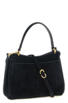 rodeo mini handbag in suede calf leather and smooth calf leather