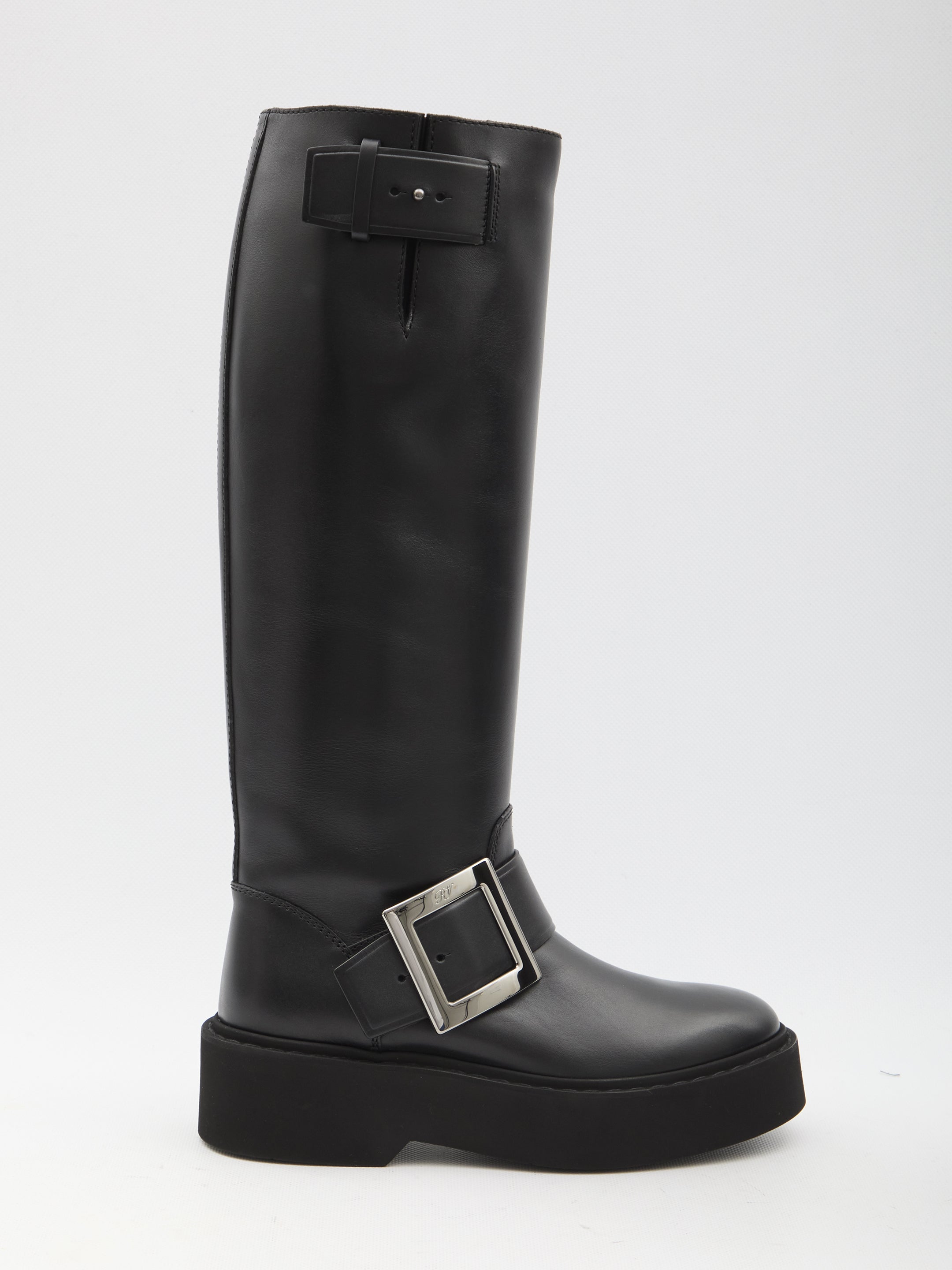 ROGER VIVIER 40 viv rangers high biker boots