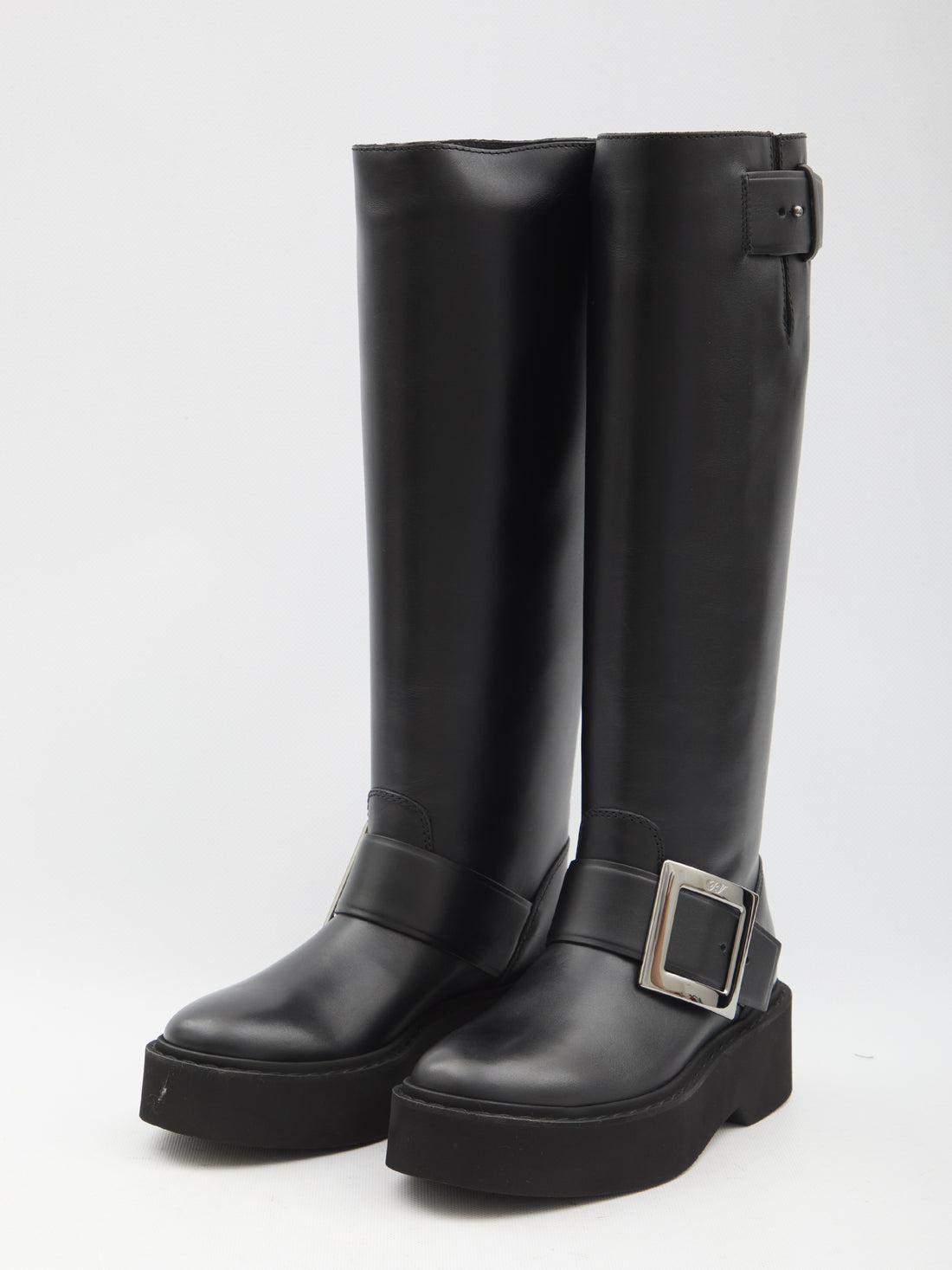 ROGER VIVIER 40 viv rangers high biker boots