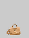 postina baby nabuk jones bag in san gimignano beige