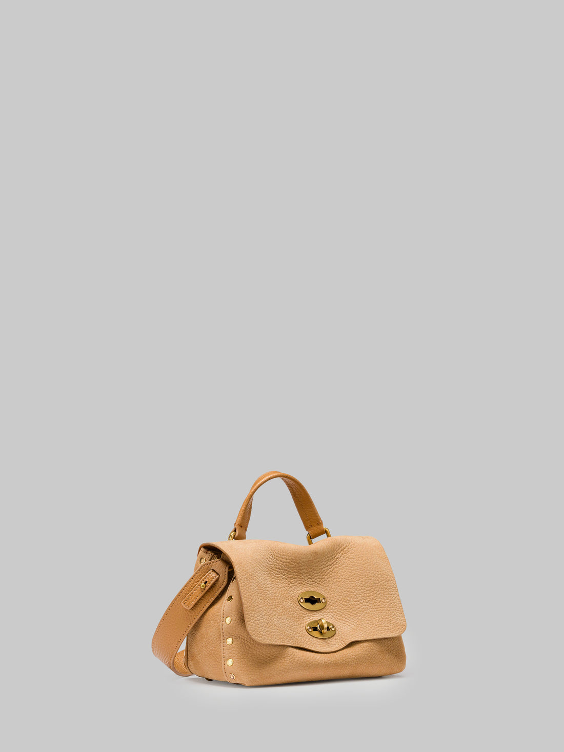 ZANELLATO OS postina baby nabuk jones bag in san gimignano beige 