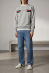 délavé effect cotton denim jeans