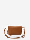 cognac trio flap bag