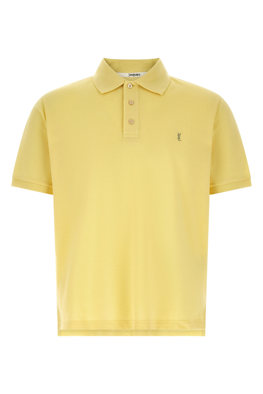 SAINT LAURENT M polo shirt in piqué cotton