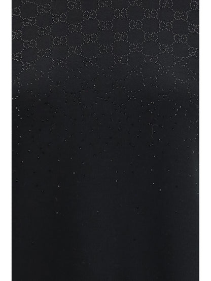 GUCCI M wool-blend mini dress