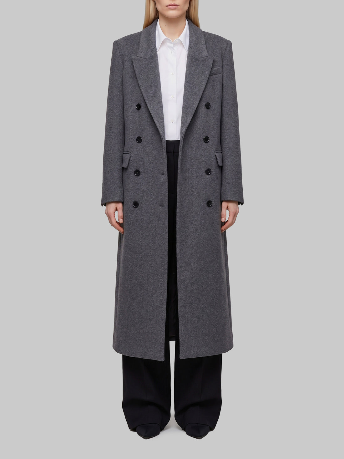 IVY OAK 34 melange grey iochloris coat 