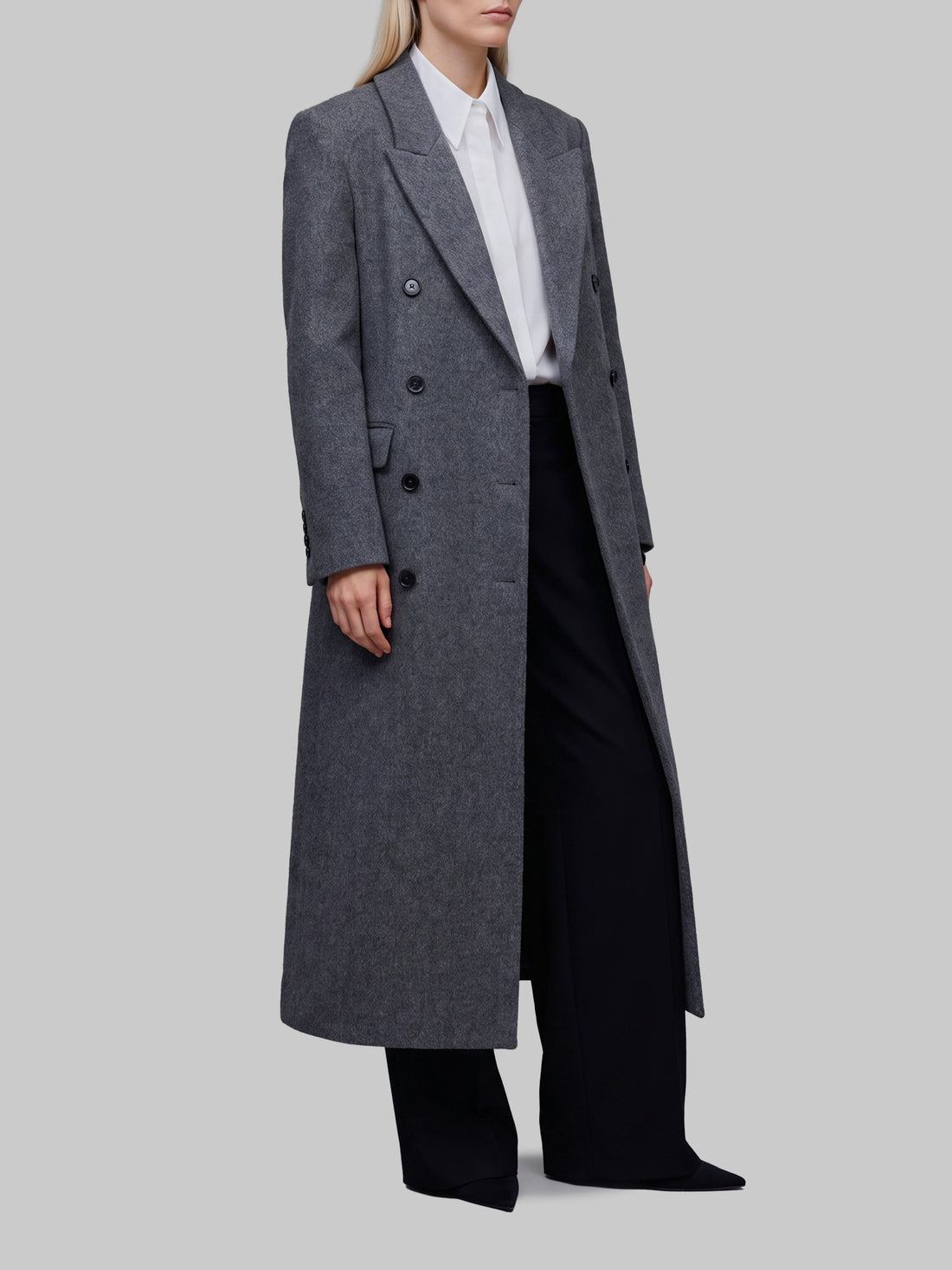 IVY OAK 34 melange grey iochloris coat 