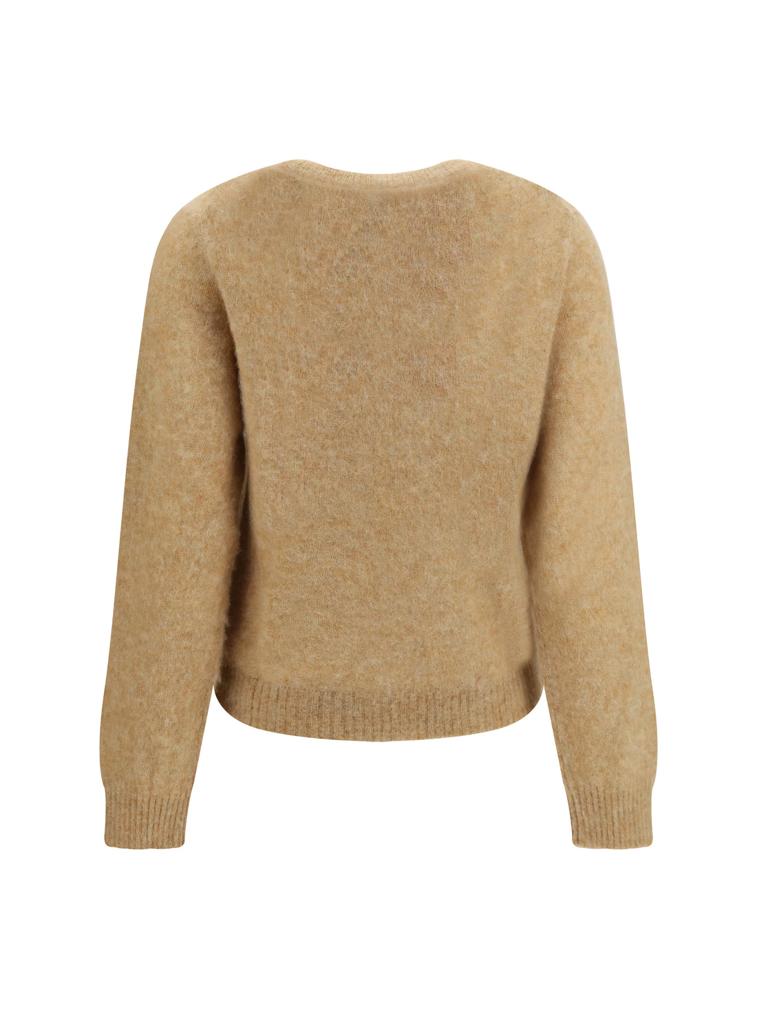 GANNI M alpaca graphic crewneck sweater