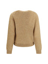 alpaca graphic crewneck sweater