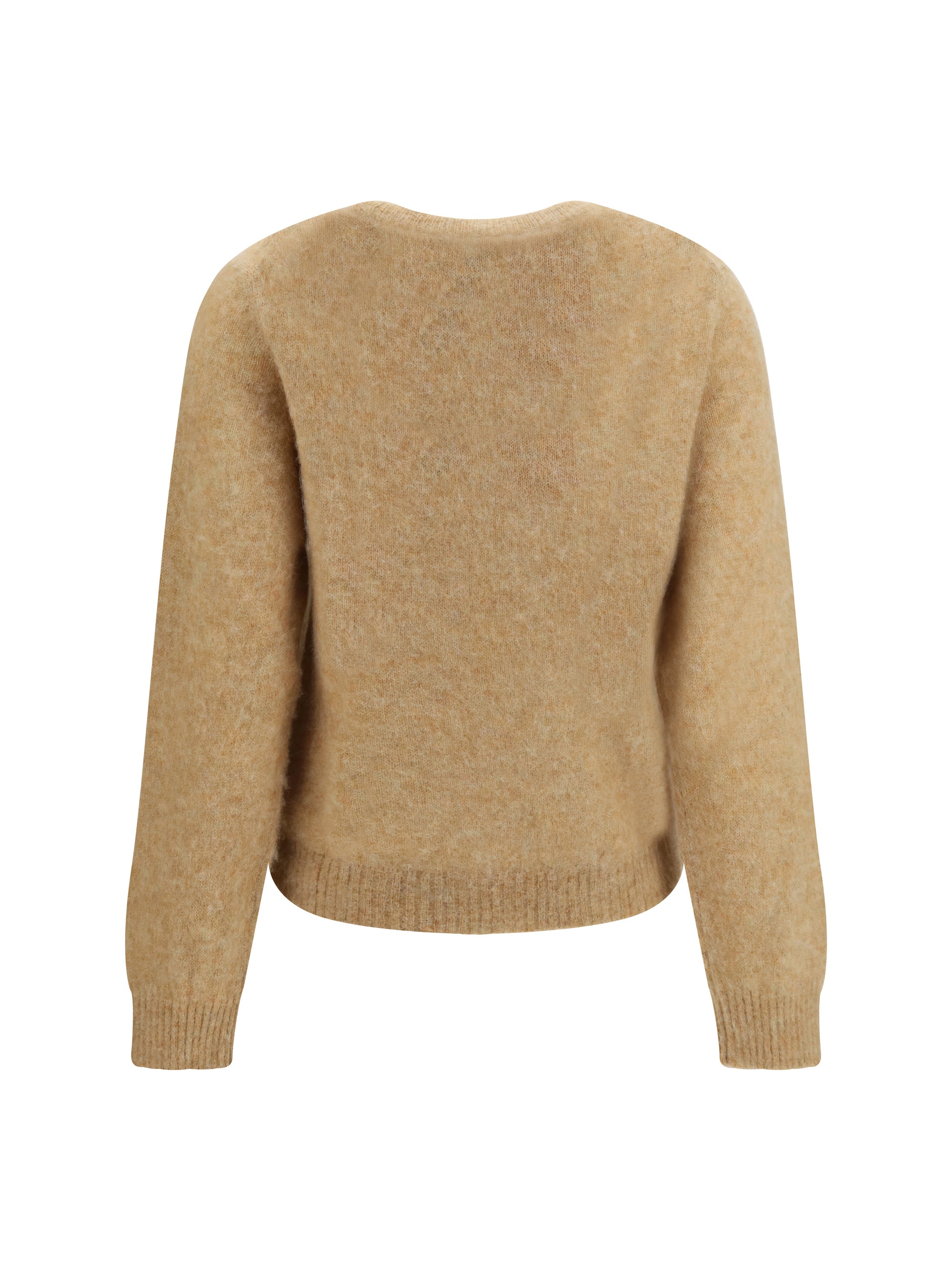 alpaca graphic crewneck sweater