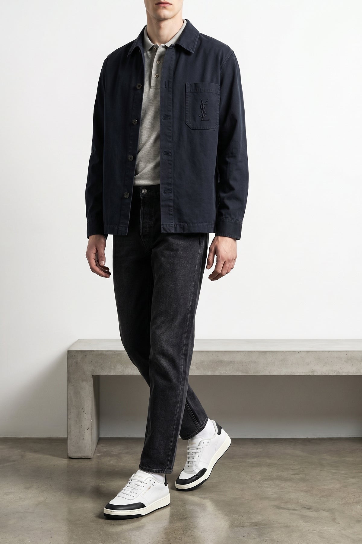 sl/61 smooth leather sneakers