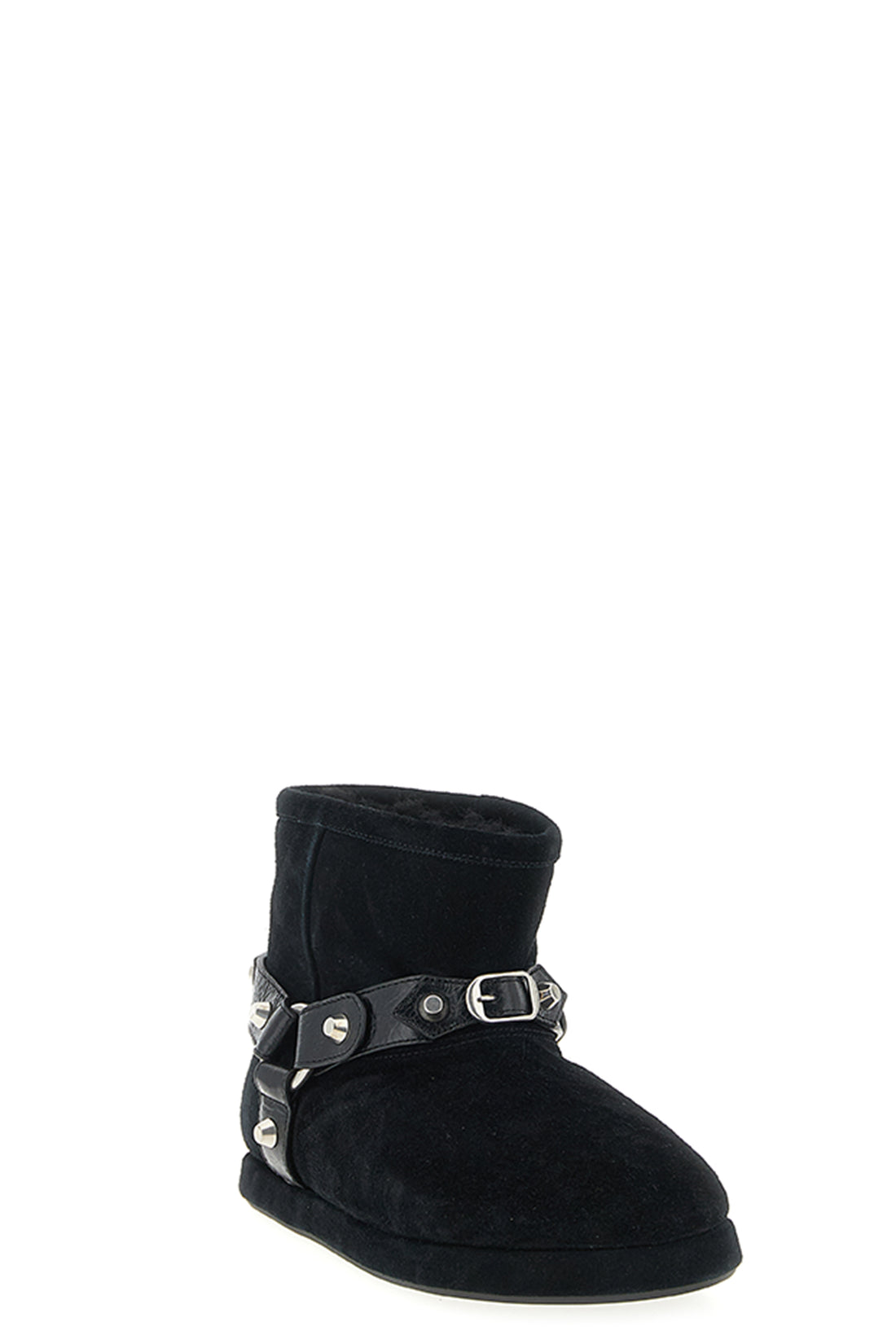 BALENCIAGA 39 alaska soft ankle boots in calf leather crust and synthetic material