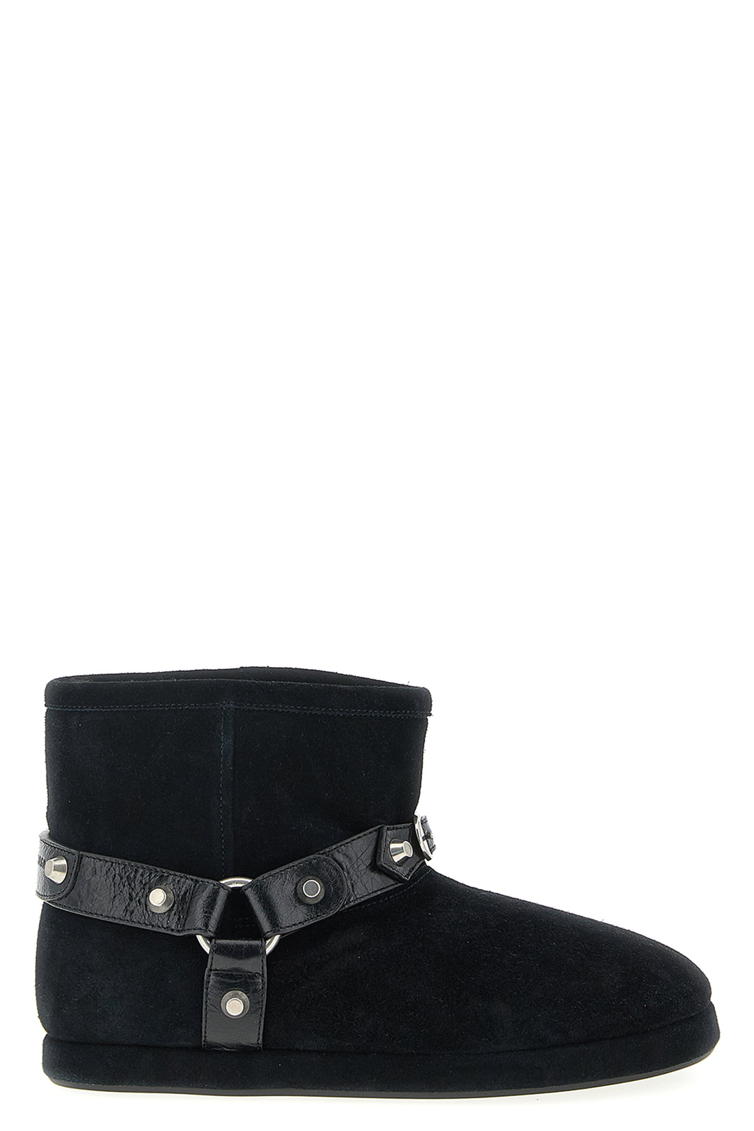 BALENCIAGA 39 alaska soft ankle boots in calf leather crust and synthetic material