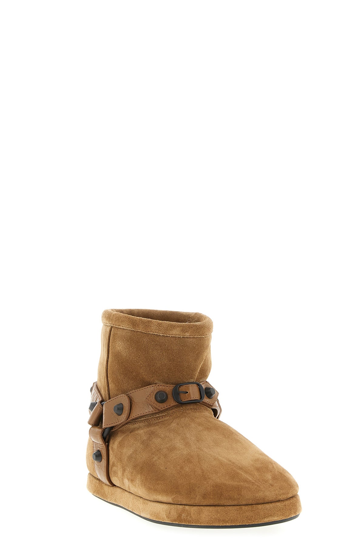 alaska soft ankle boots in calf leather crust and synthetic material