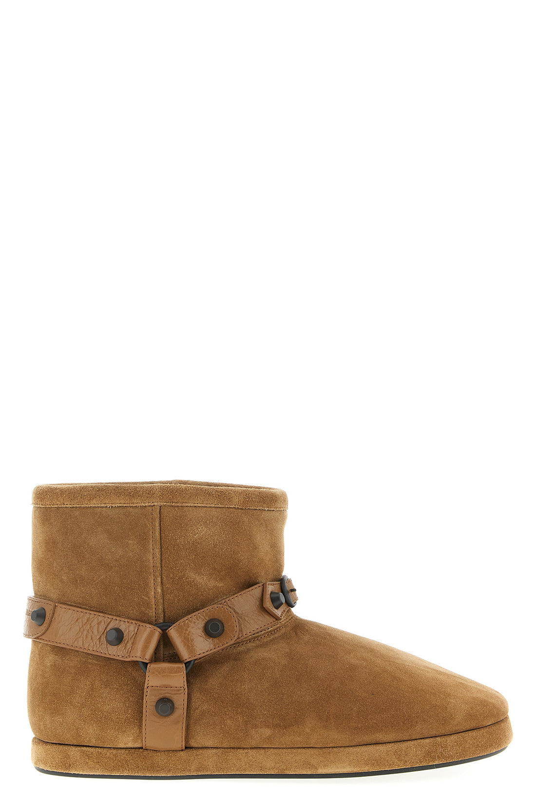 BALENCIAGA 40 alaska soft ankle boots in calf leather crust and synthetic material