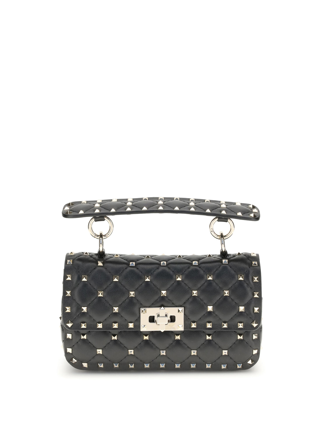 VALENTINO GARAVANI OS small leather rockstud spike handbag